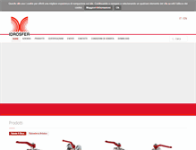 Tablet Screenshot of idrosfer.com